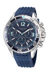 NAUTICA NST Chronograph Blue Silicone Strap