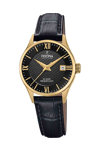 FESTINA Ladies Black Leather Strap