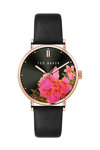 TED BAKER Phylipa Lemongrass Black Leather Strap