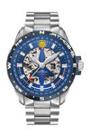 PATROUILLE DE FRANCE Athos 8 Automatic Silver Stainless Steel Bracelet