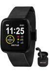 SECTOR S-04 Smartwatch Black Metallic Bracelet Gift Set