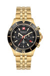 SWISS MILITARY HANOWA Flagship X Chronograph Gold Stainless Steel Bracelet