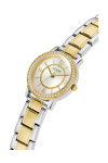 GUESS Melody Crystals Two Tone Stainless Steel Bracelet