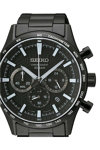 SEIKO Conceptual Series Chronograph Black Stainless Steel Bracelet