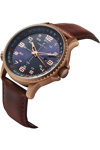 THORTON Kalf Brown Leather Strap