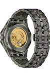 BULOVA Crystal Swarovski Automatic Grey Stainless Steel Bracelet