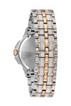 BULOVA Crystal Swarovski Two Tone Stainless Steel Bracelet