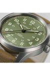 HAMILTON Khaki Field Titanium Automatic Khaki Leather Strap