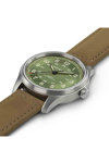 HAMILTON Khaki Field Titanium Automatic Khaki Leather Strap