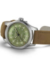 HAMILTON Khaki Field Titanium Automatic Khaki Leather Strap