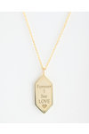 Pendant Forever I See Love in 14ct Gold by SOLEDOR