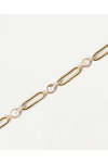 PDPAOLA Carry-Overs Miami Gold Chain Necklace made of 18ct-Gold-Plated Sterling Silver