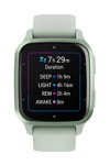 GARMIN Venu Sq 2 Metallic Mint Bezel with Cool Mint Silicone Band