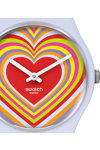 SWATCH Flower Power Groovy Love Multicolor Silicone Strap