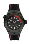 CERRUTI Ruscello Black Silicone Strap