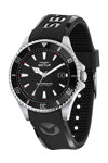 SECTOR 230 Automatic Black Silicone Strap