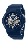 SECTOR EX-41 Dual Time Chronograph Blue Synthetic Strap