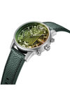 POLICE Lanshu Green Leather Strap