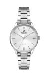 BEVERLY HILLS POLO CLUB Diamonds Silver Stainless Steel Bracelet