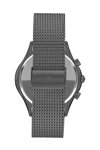 BEVERLY HILLS POLO CLUB Dual Time Black Stainless Steel Bracelet