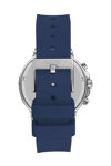 BEVERLY HILLS POLO CLUB Dual Time Blue Rubber Strap