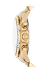 Michael KORS Lexington Crystals Chronograph Gold Stainless Steel Bracelet