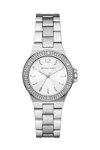 Michael KORS Lennox Crystals Silver Stainless Steel Bracelet