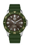 CATERPILLAR Moto Green Silicone Strap