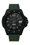 CATERPILLAR Shockmaster Evo Green Stainless Steel Bracelet