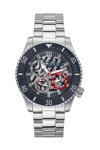 GUESS Axle Silver Stainless Steel Bracelet