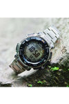 CASIO Protrek Tough Solar Chronograph Grey Titanium Bracelet