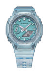 CASIO G-SHOCK Chronograph Turquoise Rubber Strap