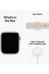 Apple Watch Series 8 GPS 45mm Starlight with Starlight Sport Band