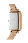 DANIEL WELLINGTON Quadro Lumine Crystals Rose Gold Stainless Steel Bracelet