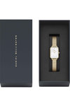 DANIEL WELLINGTON Quadro Lumine Crystals Gold Stainless Steel Bracelet