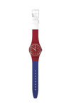 SWATCH Gent Biosourced Colore Blocco Multicolor Silicone Strap