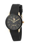 U.S.POLO Skyler Black Silicone Strap