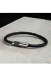 SECTOR Bandy Stainless Steel and Leather Bracelet