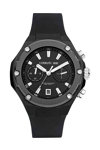 CERRUTI Lucardo Chronograph Black Silicone Strap