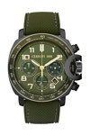 CERRUTI Positano Chronograph Green Silicone Strap