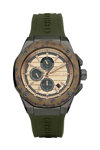 CERRUTI Razzuolo Dual Time Green Silicone Strap