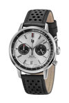 LIP Rallye Meca Chronograph Black Leather Strap