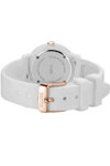 CLUSE Minuit Nylon White Silicone Strap