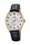 FESTINA Black Leather Strap