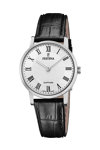 FESTINA Ladies Black Leather Strap