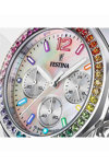 FESTINA Zircons Chronograph Silver Stainless Steel Bracelet