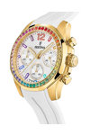 FESTINA Crystals Chronograph White Rubber Strap