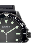 OOZOO Timepieces Grey Synthetic Strap