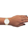 OOZOO Timepieces Beige Leather Strap