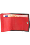 Ladies Black-Red Leather Wallet